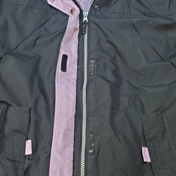 Big Chill Black and Lavender Kids Jacket - Picture 4 of 9